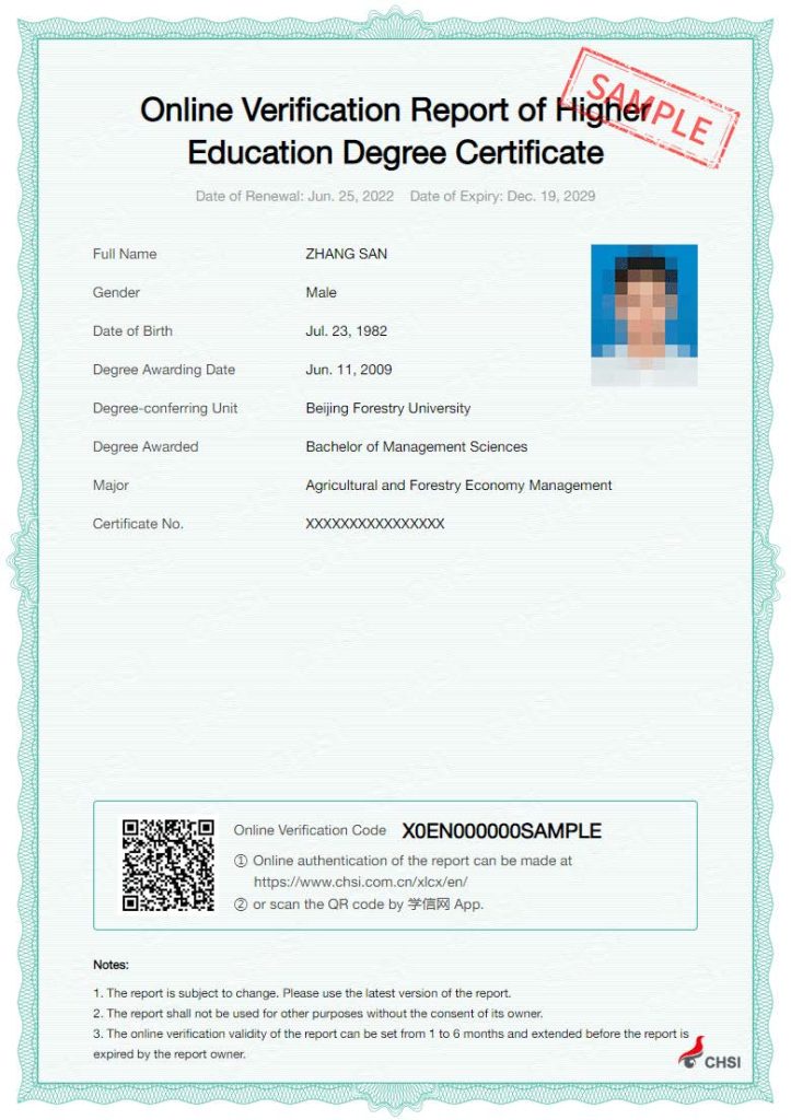 Get Your China CSSD Verification Reports for Degrees and Transcripts